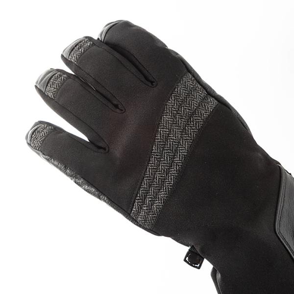 Spandex Touchscreen Vinterhandsker med Varmt Fleecefor og Chevron Detaljer