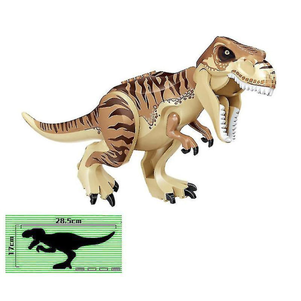 Jurassic Dinosaur World Spinosaurus Ankylosaurus Dinosaur Building Blocks Model Diy Building Blocks Pædagogisk legetøj GaverL10