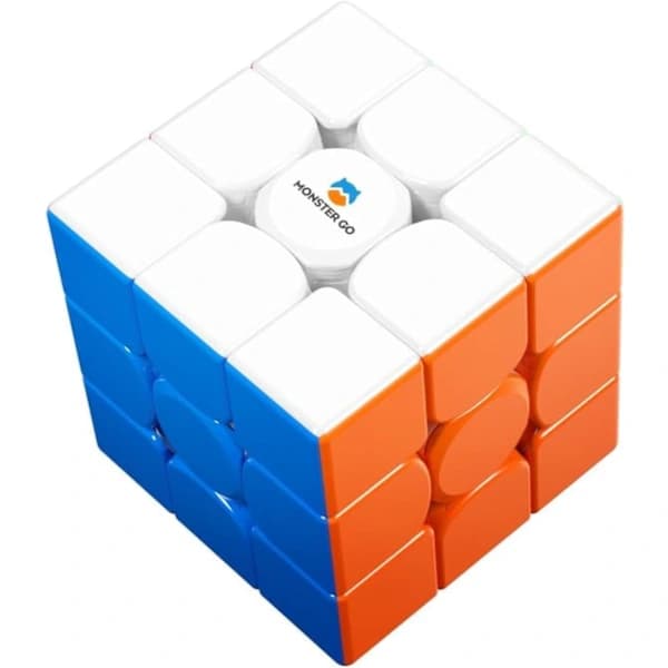 Monster Go 356 EDU Magnetisk Speed Cube 3x3 Stickerless Magic Cube, Professionel Magnetkube med 48 Magneter, Puslespil Egnet til Både Voksne og Børn