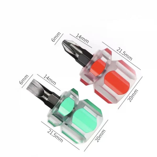 Mini Screwdriver Tool Kit for Sewing Machine Includes Flat/Slotted Screwdriver and Phillips Screwdriver for DIY Repair