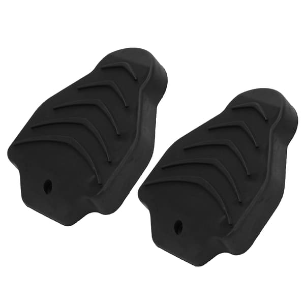 1 Pair Black Bicycle Pedal Cleats Protector Protective Cover Compatible for Look Delta
