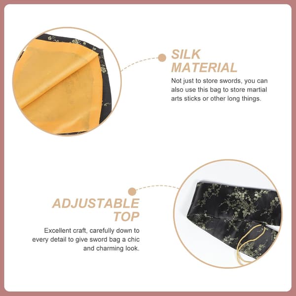 Silk Sword Bag Versatile Tai-chi Sword Pouch Protective Carry Case