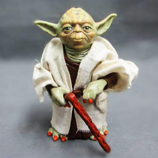 Yoda Figures Exquisite Decorative PVC Delicate Anime Model Toy for Desktop (FMY) A A