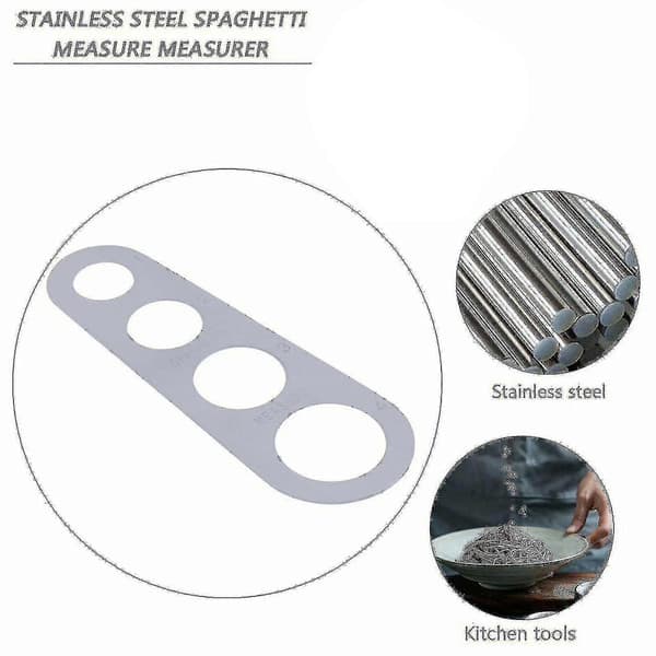 Ny Mindre Stål Pasta Spaghetti Måler Måleverktøy Kit Gadget