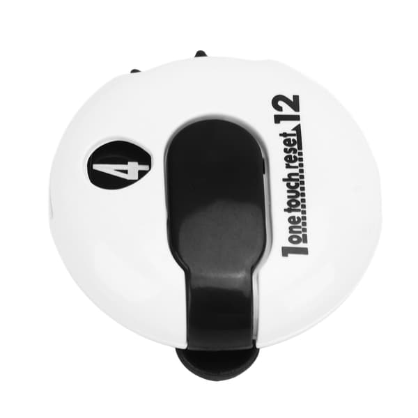 Golf Score Counter Cap Clip One Button Reset White Black