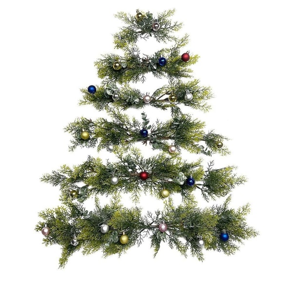 Juleveggdekorasjoner DIY Juletre Engros Simulert Furu Julekule Hjemmeinnredning