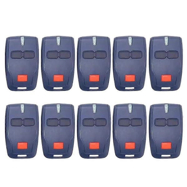 10pcs Remote Control 2 Buttons 433MHz Rolling Code Garage Door Remote Control for BFT MITTO 2 MITTO 4