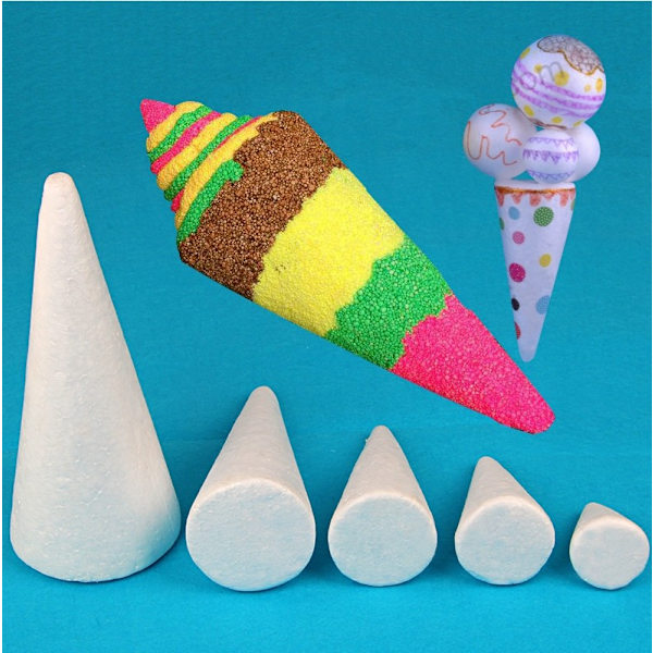 Vaahtopallot Co Craft DIY Styrofoam-vaahto käsitöihin - 5,7 cm