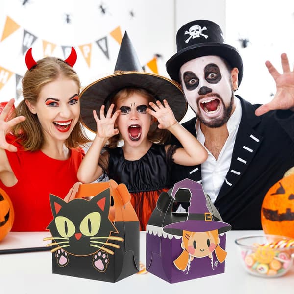 24 Halloween Candy Boxes Candy Cases Candy Containers Cookie Packaging Boxes