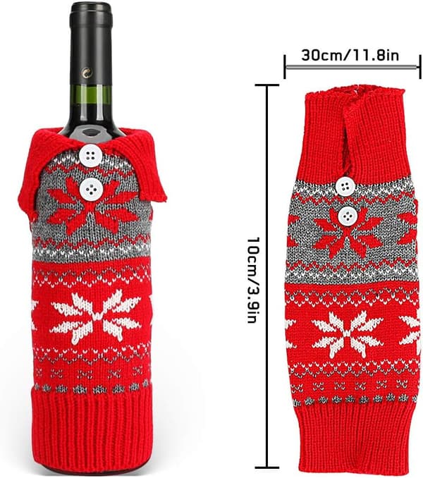 2-pakkaus joulupukki-pullonpidike, joulupukki-pullonpidike