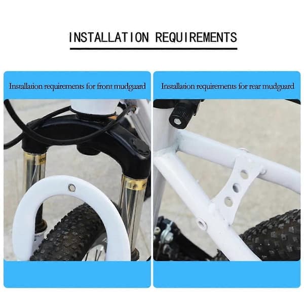 Road Bike Mudguard 700C Quick Removable Easy Installation Bicycle Universal Accessories