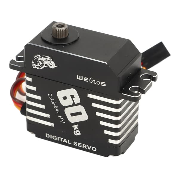 Digital metalgear servomotor sæt 60 kg til 1/10 1/8 1/5 skala RC biler