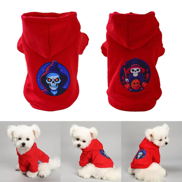 MAPuppy Halloween-kostym Tröja med Huva för Små Hundar FestdräktMA