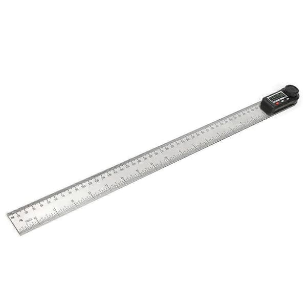 2-in-1 Electronic Digital Angle Gauge 0-360 Woodworking Ruler Multifunctional Protractor (500mm)
