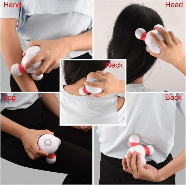 Mini Massager Portable Handheld Electric Vibrating Deep Tissue Massager for Back, Neck, Hand, Shoulder