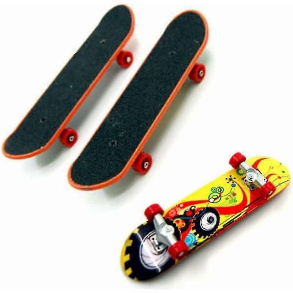 Finger Mini Skateboard 6-pack, Mini Skateboard Leksaker Sportspel Present till Barn [db]