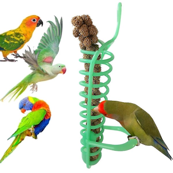Parrotmatningskorg Frukt Grönsaker Plast Matningsställning