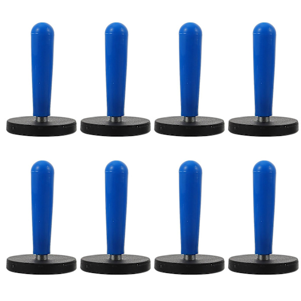 8 kpl Auton Vinyyli Wrap -Kiinnityskoukut Magneetilla, Sävytystyökalut Vinyylin Asennukseen, Sininen 7X4.5cm