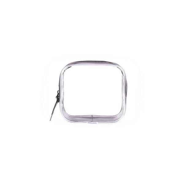Toalettmappe, Liten, Transparent - Grå Transparent transparent