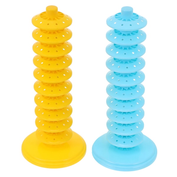 1 set 2 kpl pyöreä huokoinen tikkari näytön pidikkeet Lollipop säilytystelineet Valikoima väri 32X13.5X13 Assorted Color 32X13.5X13.5CM