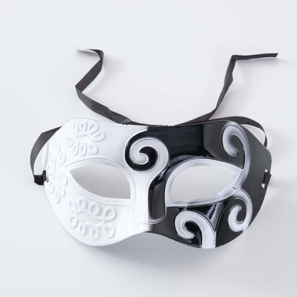 Maskeraddräkt för par, Mardi Gras-mask, julmask, venetiansk kostym, Halloween-festmaskuppsättning, 2 delar