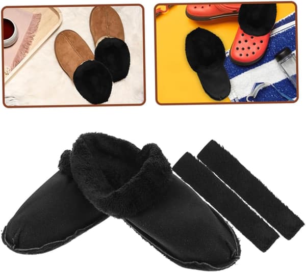 Removable Plush Liners for Women's Slippers Soft Warm Winter Inserts