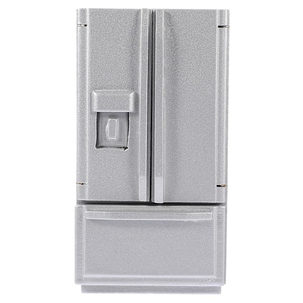 Simuleringskylsskåp Modell Minihus Möbel Dekoration Dockhus Frys Grå 14X7.5X5.5CM Grey 14X7.5X5.5CM