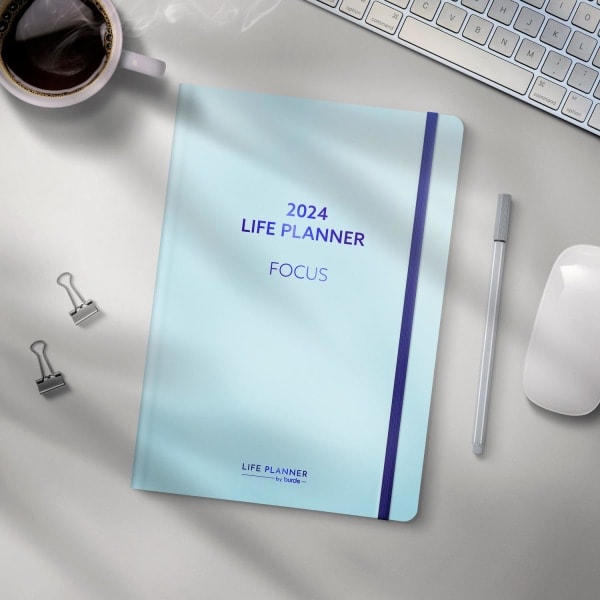 Life Planner Focus Blå