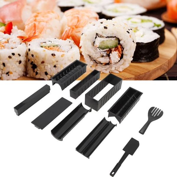 Sushikit - XVX - 10 delar - ABS-material - Olika former - Lätt att rengöra