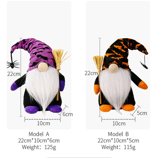 Tomtedockor, 2-pack Tomte Plyschdekorationer Dvärg-dockor Hemdekorationer