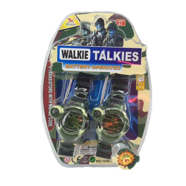 Børnelegetøj, børneure, børns walkie-talkies, militærure, plastic walkie-talkies A
