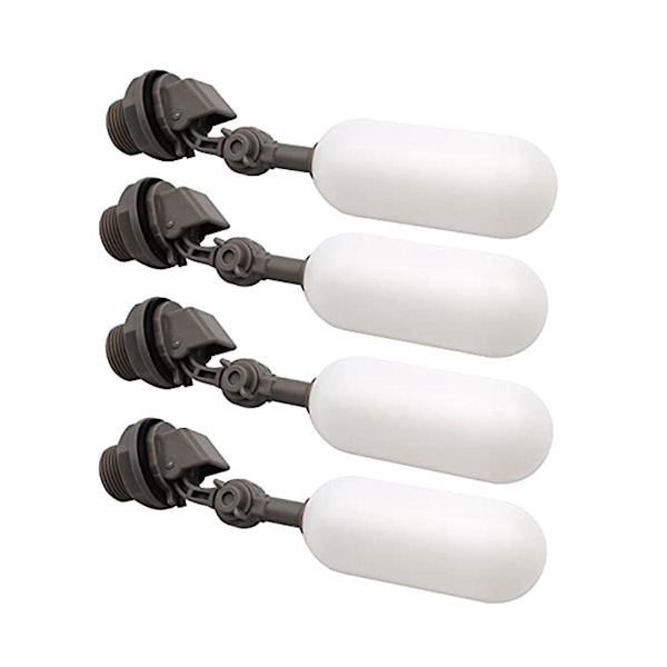 Kausikampanja! Korkealaatuinen 4-PACK 3/4 tuuman veden virtausventtiili säädettävällä varrella, vedensuodattimen muovinen kelluntaventtiili vedelle