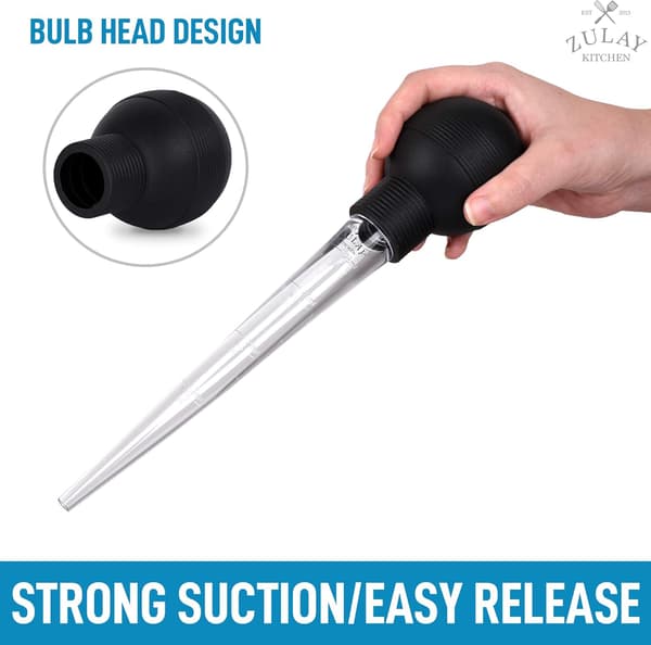 Large Turkey Baster with Cleaning Brush - Premium Baster Tool-FM-