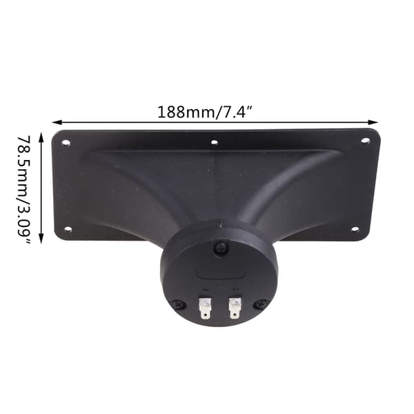Piezoelectric Tweeter Buzzer, Ceramic Tweeter, Rectangular Audio Speaker, Wide Dispersion Horn, Tweeter Accessories