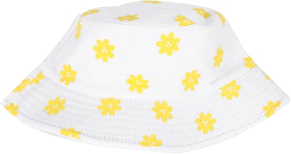 Fiskerhat med blomstermønster til kvinder Dobbeltsidet vendbar bøllehat