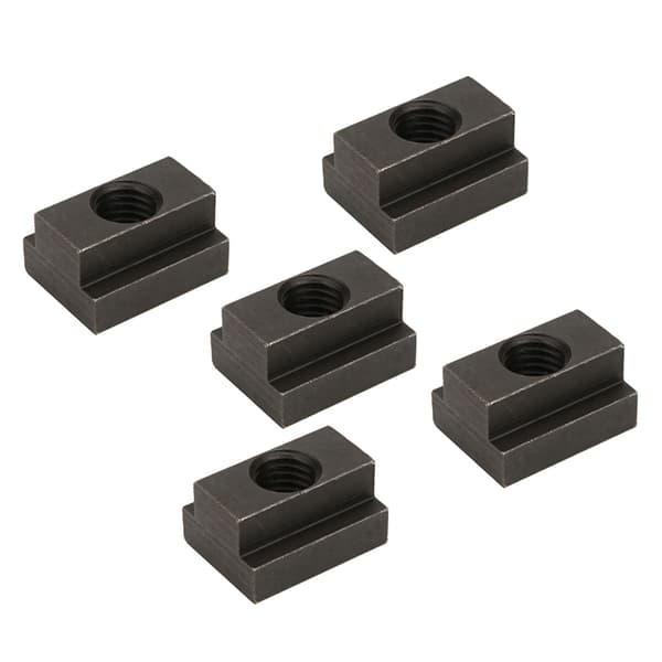 T-slot nut with black oxide finish, M12 thread, 5-pack