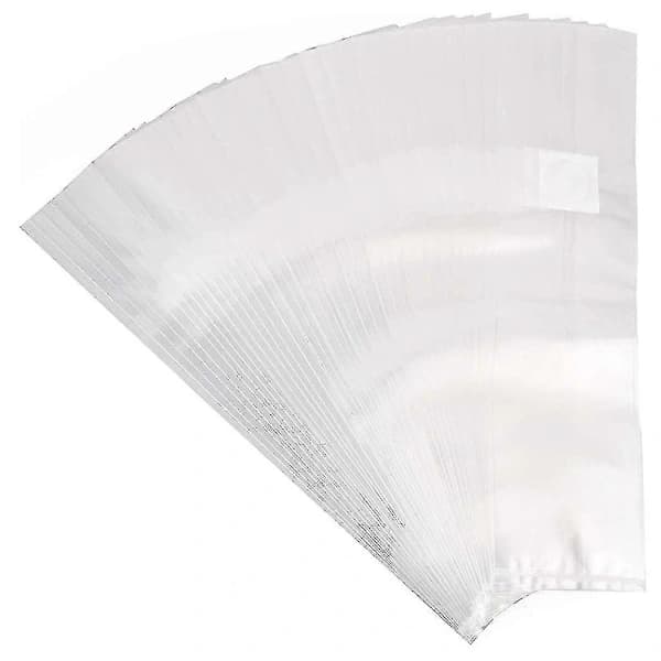100 stk Soppdyrkingspose Soppsekker Tykke 6 Mil Poser 6 Tommer X 20 Tommer 0,2 Mikrometer Filter