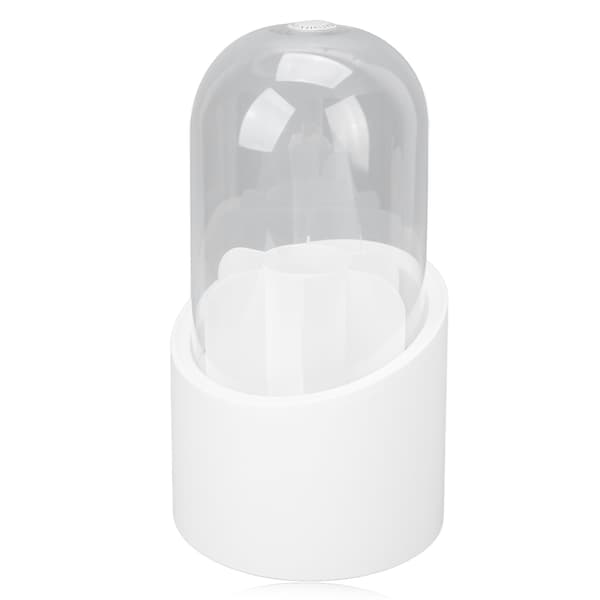 360 Degree Rotating Dustproof Cosmetic Brush Holder with Large Capacity
