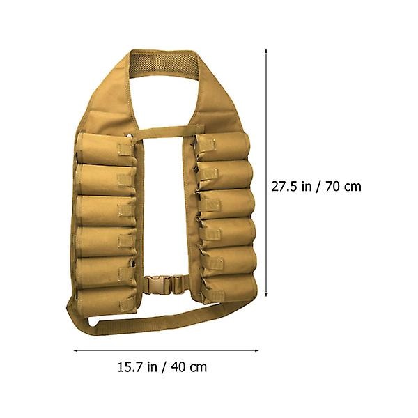Grillaustarvikkeet Ulkoilma Olutliivi Juomaliivi Olutvyö Portable Olutpidike Kannettava D Brown 70x40cm