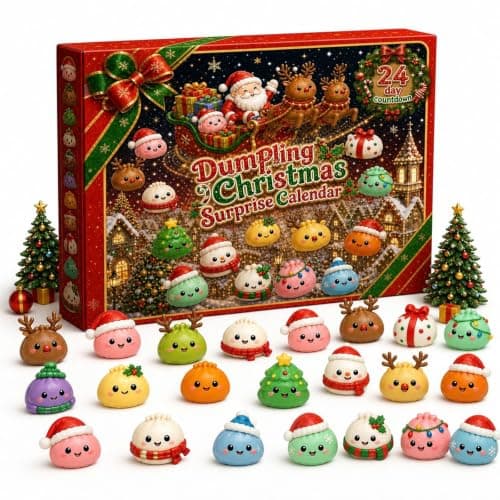 Jule Squishies Julekalender 2026 Nedtællingskalender til voksne (c#) c#