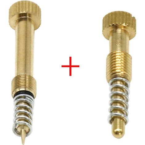 Air/Fuel Mixture Screw + Idle Adjusting Screw for Mikuni VM22 Carburetor (New)