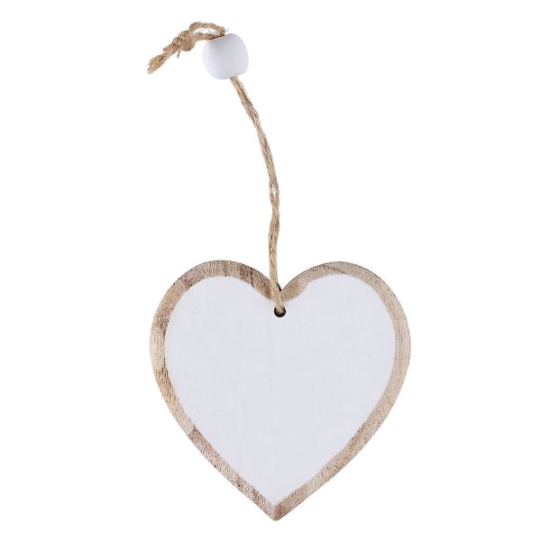 Trä hjärta hänge DIY trä hantverk hängande prydnad bröllop alla hjärtans dag