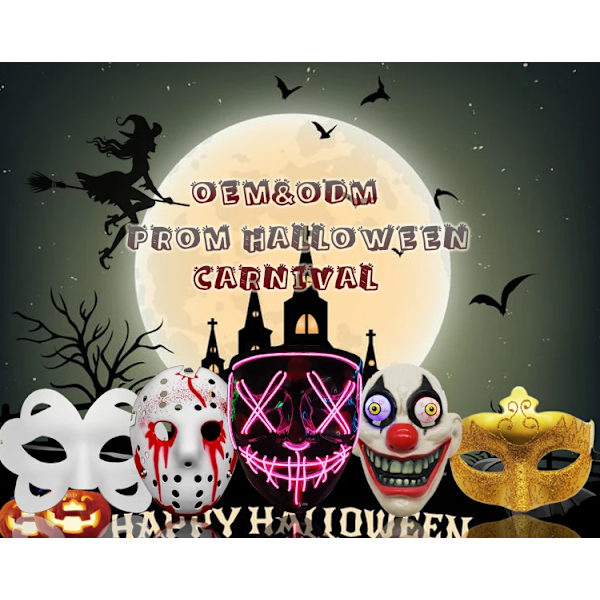 Mardi Gras Venetianska Masker Set för Parfest Kostymtillbehör (2 stycken)