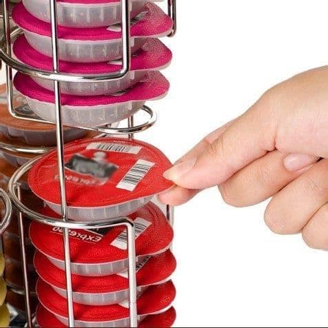 Kapselholder Dispenser Roterende Displaystativ til
