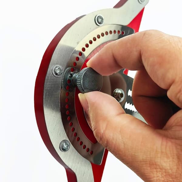 Carpenter's Marking Tool - Silver 1 Precision Marking in a Single Adjustable Angle Gauge Versatile Carpenter's Square, Joint Angle