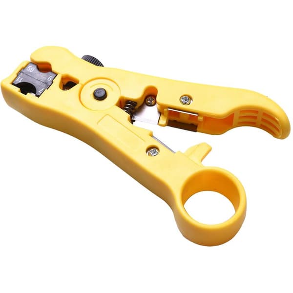 Durable Coaxial Compression Crimping Tool Bnc/Rca/F Connector Rg 59/58/6 Cable Wire Cutter Adjustable Crimping Pliers