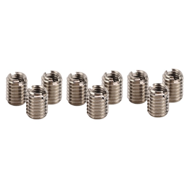 Stainless Steel Thread Insert M4x0.7 Internal Thread M6x1.0 External Thread 10pcs 8mm Length