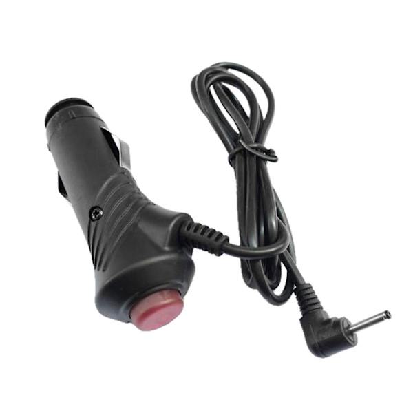 12V 2,5 mm Auton Laturi Adapteri Sytytin Virtapistoke Kaapelin GPS-Kaapelin Musta