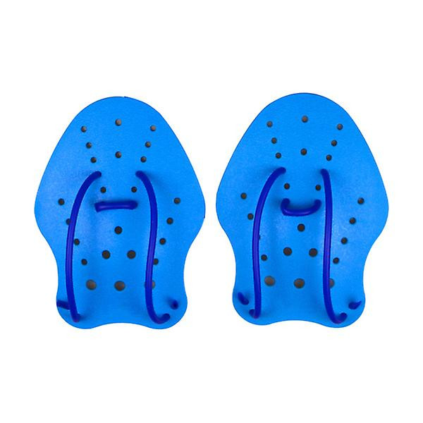 1 Par Svømmehandsker Webbed Aquatic Fit Træningshandsker Paddles Dykkerhånd Web Størrelse M Blå