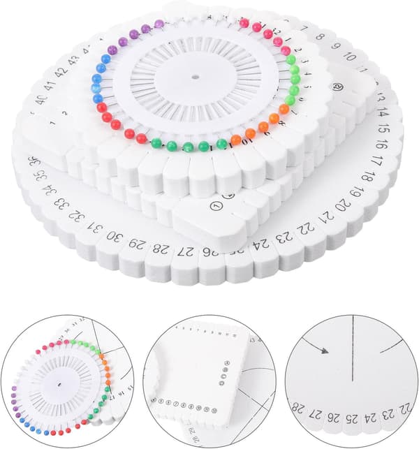 Foam Braiding Disc with Positioning Pins for DIY Bracelet Making and Belt